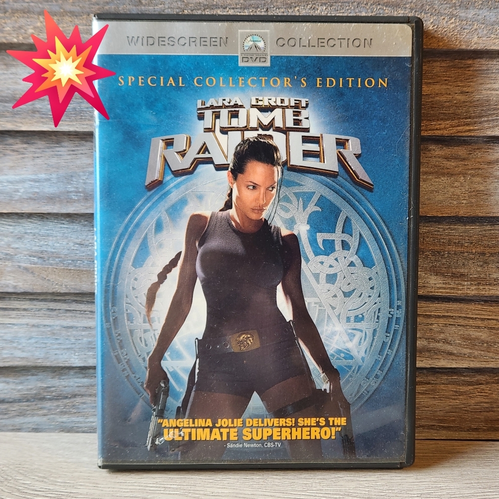 🖤 Tomb Raider Lara Croft Dvd Movie Adventure Angelina Jolie